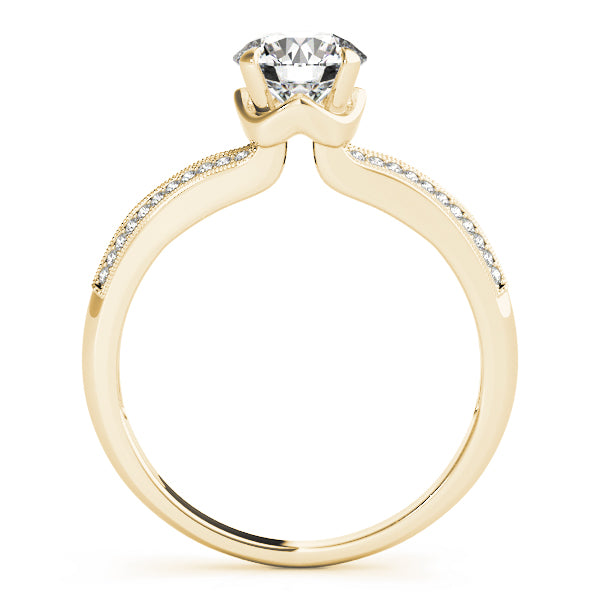 Round Multi-Row Diamond Engagement Ring · 0.68 ct tw