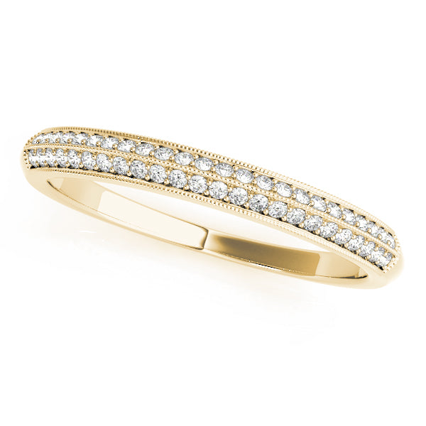 Pave Diamond Wedding Band · 0.19 ct tw