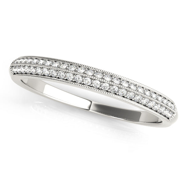 Pave Diamond Wedding Band · 0.19 ct tw