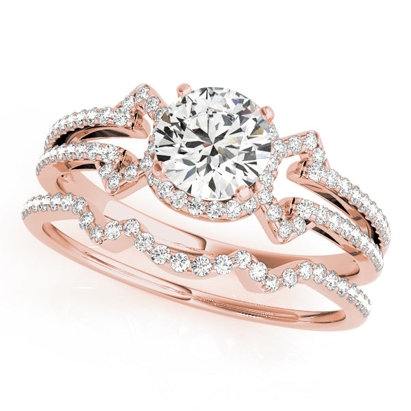 Multi-Row Diamond Engagement Ring · 0.22 ct tw