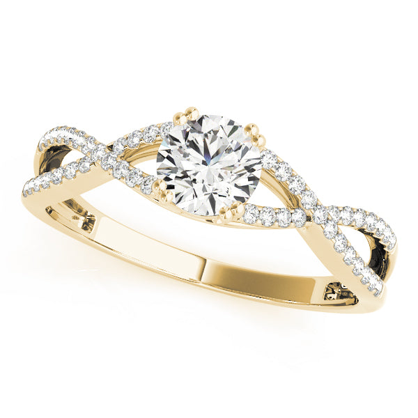 Round Multi-Row Diamond Engagement Ring · 1.18 ct tw