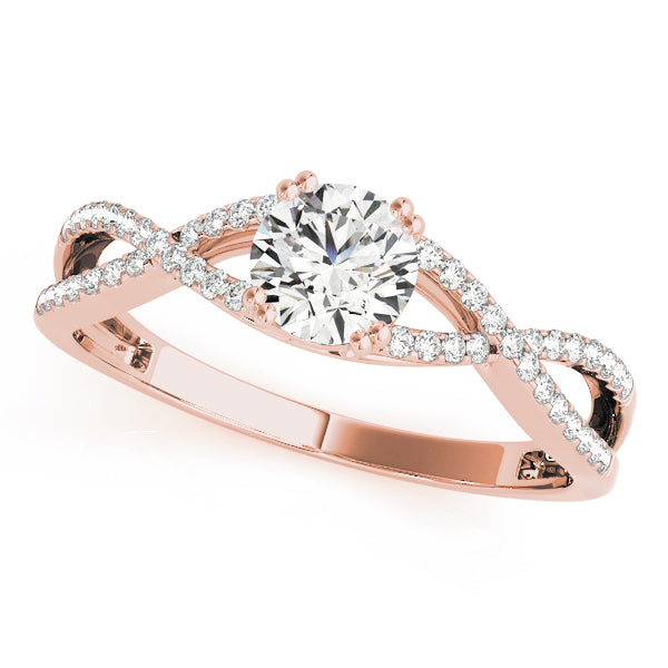 Round Multi-Row Diamond Engagement Ring · 0.51 ct tw