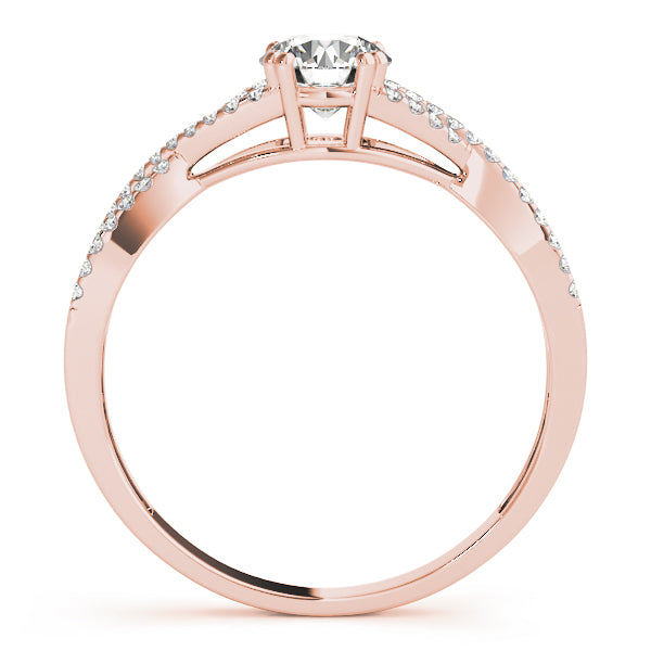 Round Multi-Row Diamond Engagement Ring · 0.68 ct tw