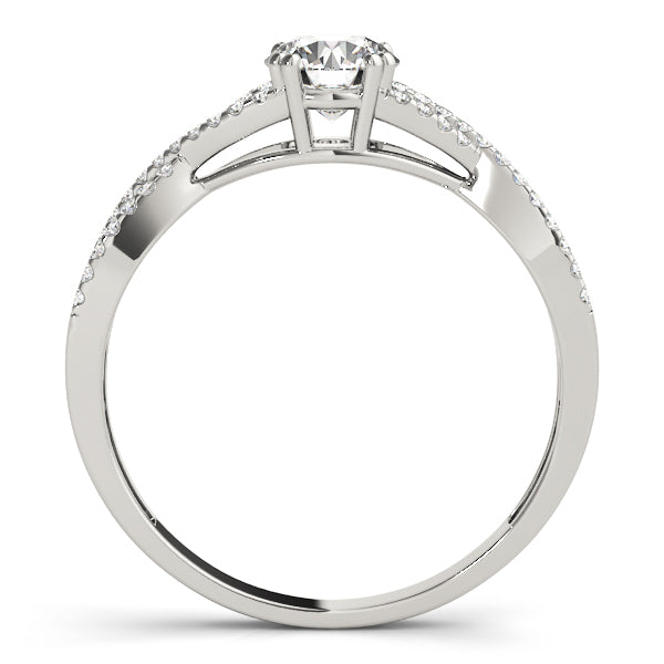 Round Multi-Row Diamond Engagement Ring · 0.93 ct tw