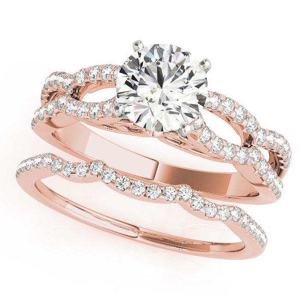 Multi-Row Diamond Engagement Ring · 0.34 ct tw