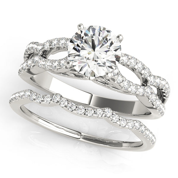 Multi-Row Diamond Engagement Ring · 0.32 ct tw