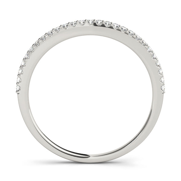 Curved Diamond Wedding Band · 0.14 ct tw