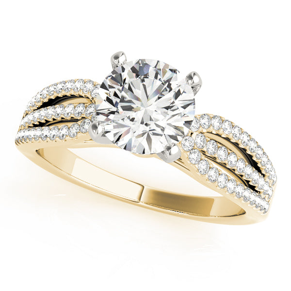 Multi-Row Diamond Engagement Ring · 0.41 ct tw