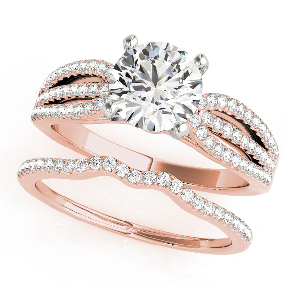 Multi-Row Diamond Engagement Ring · 0.41 ct tw