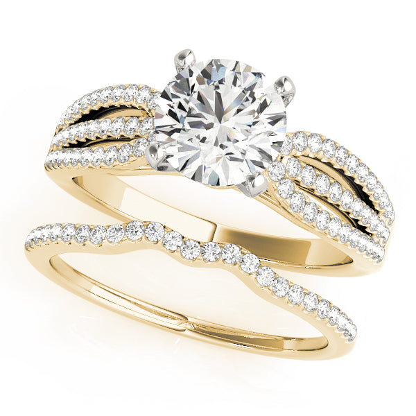 Multi-Row Diamond Engagement Ring · 0.41 ct tw