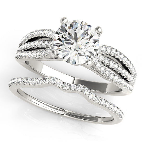 Multi-Row Diamond Engagement Ring · 0.41 ct tw