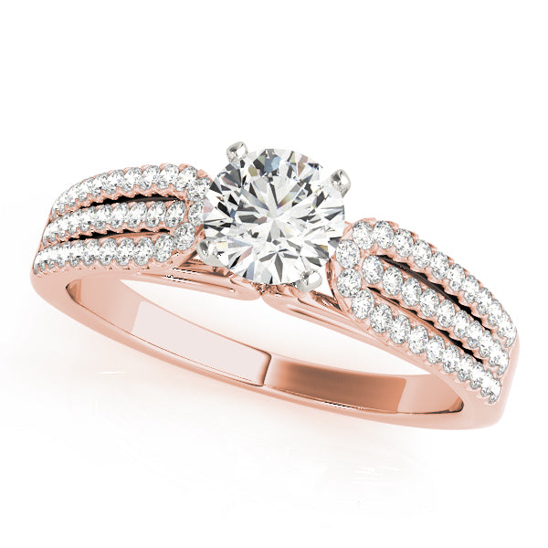 Multi-Row Diamond Engagement Ring · 0.59 ct tw