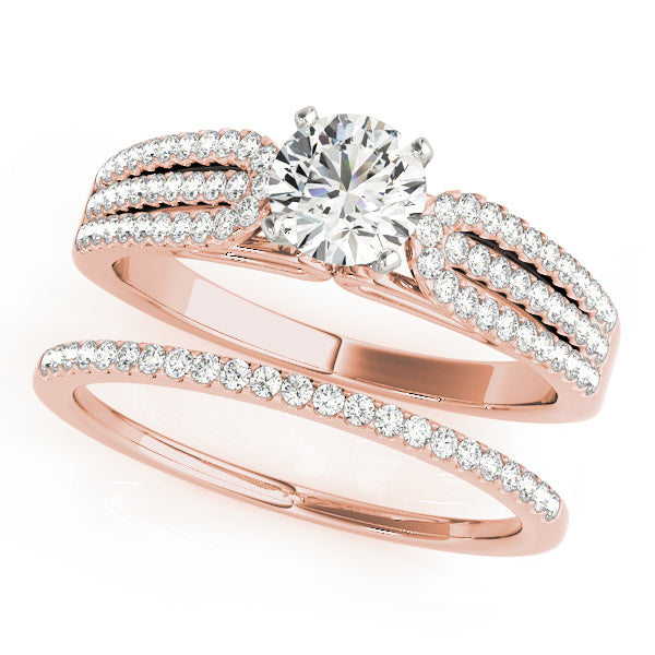 Multi-Row Diamond Engagement Ring · 0.40 ct tw