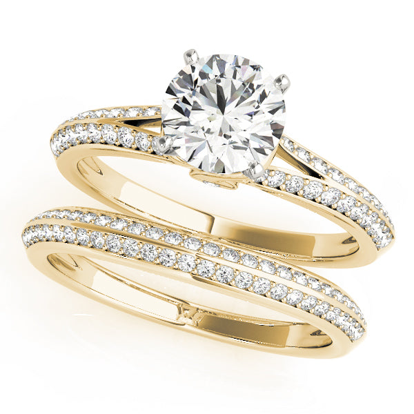 Multi-Row Diamond Engagement Ring · 0.17 ct tw