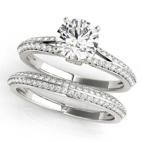 Multi-Row Diamond Engagement Ring · 0.17 ct tw