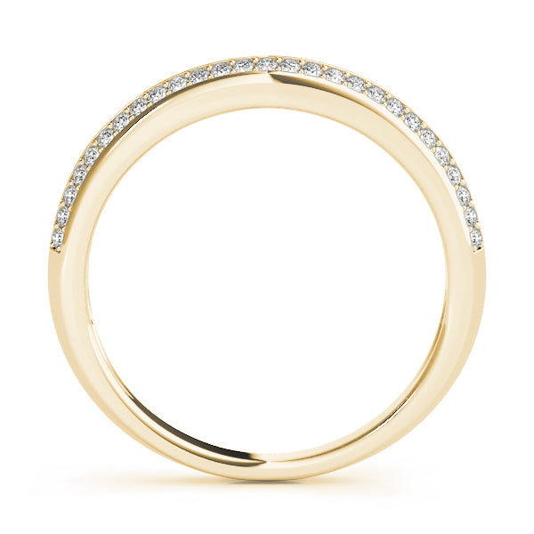 Curved Diamond Wedding Band · 0.20 ct tw