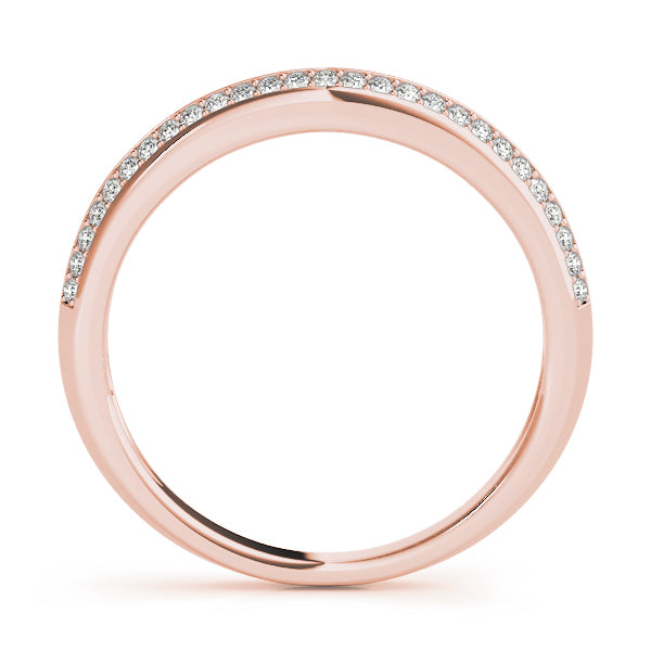 Curved Diamond Wedding Band · 0.20 ct tw