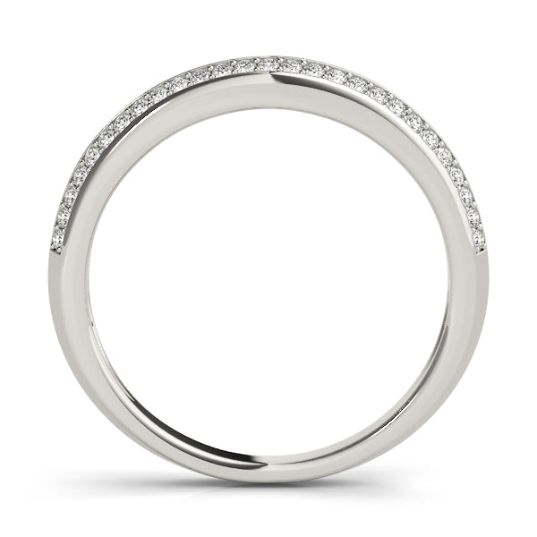 Curved Diamond Wedding Band · 0.20 ct tw