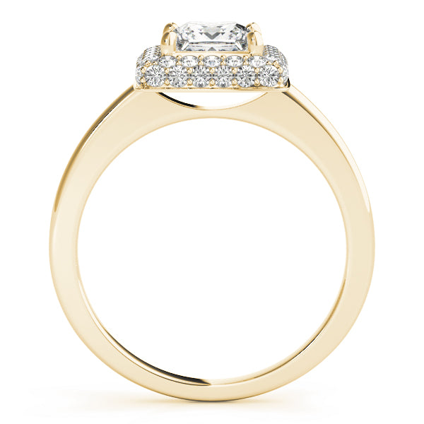 Square Halo & Cushion Diamond Engagement Ring · 1.94 ct tw