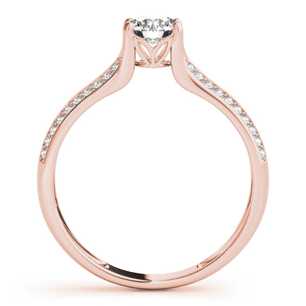 Round Multi-Row Diamond Engagement Ring · 1.18 ct tw