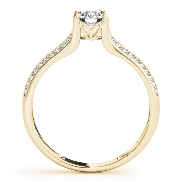 Round Multi-Row Diamond Engagement Ring · 0.66 ct tw