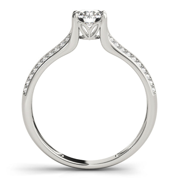 Round Multi-Row Diamond Engagement Ring · 1.18 ct tw