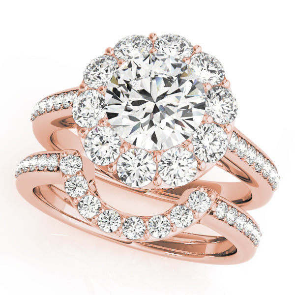 Round Halo Diamond Engagement Ring · 2.47 ct tw