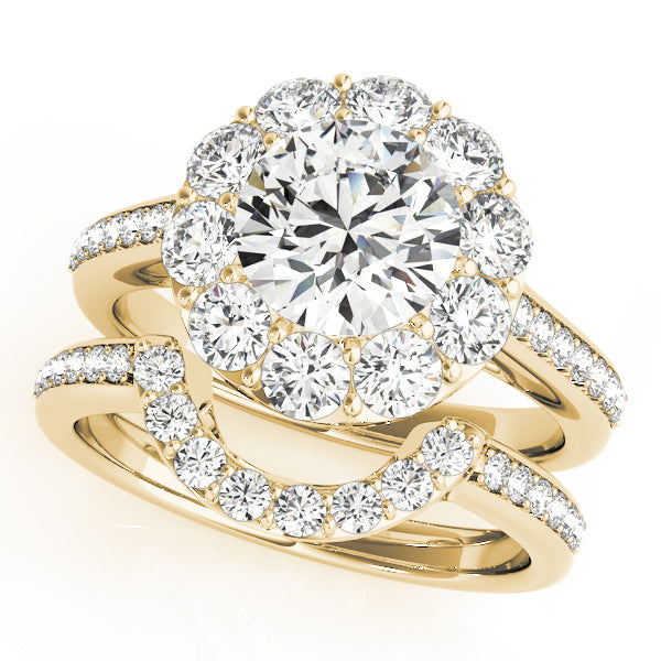 Round Halo Diamond Engagement Ring · 2.47 ct tw