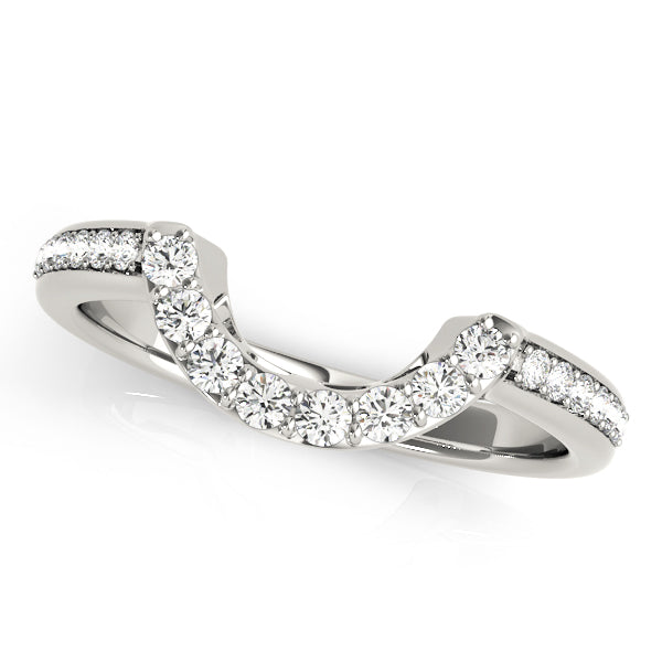 Curved Diamond Wedding Band · 0.23 ct tw