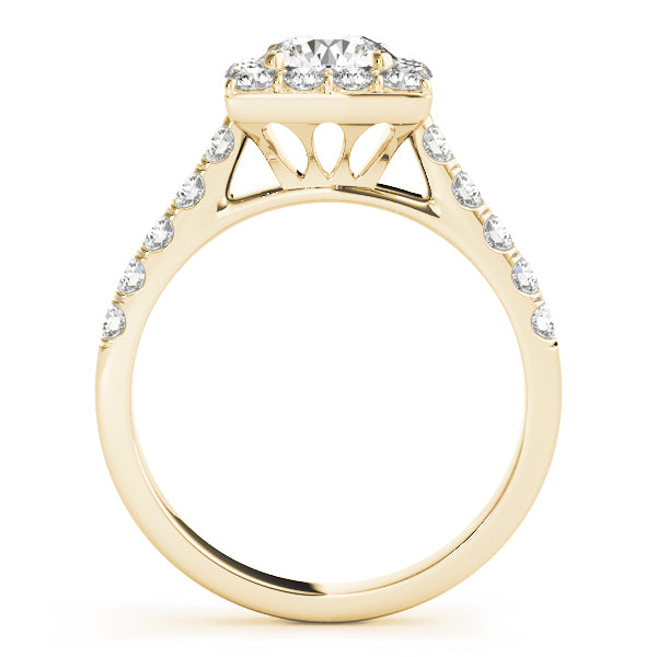 Round Halo Diamond Engagement Ring · 2.33 ct tw