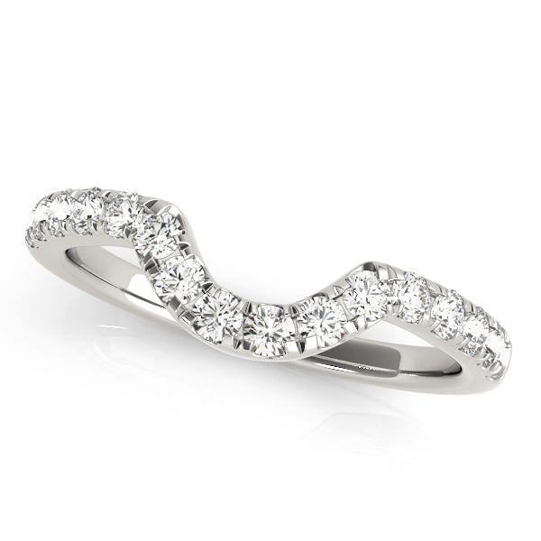Curved Diamond Wedding Band · 0.40 ct tw