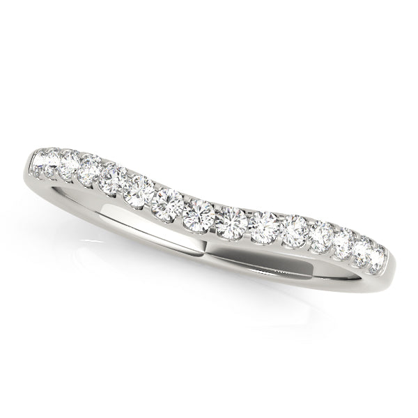 Curved Diamond Wedding Band · 0.26 ct tw