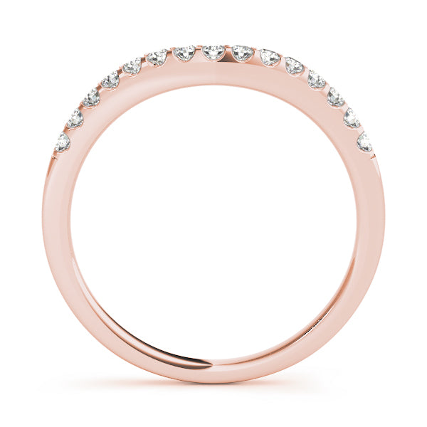 Curved Diamond Wedding Band · 0.26 ct tw