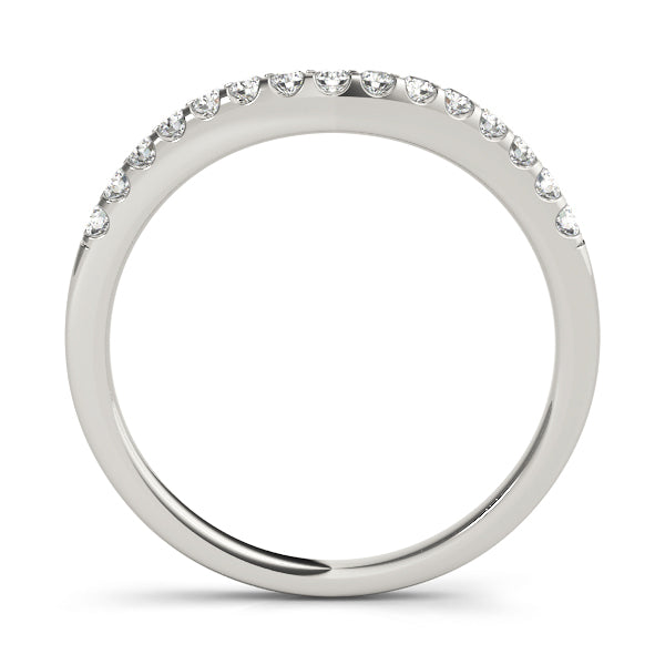 Curved Diamond Wedding Band · 0.26 ct tw