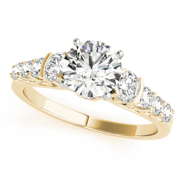 Single Row Prong Set Diamond Engagement Ring · 0.74 ct tw