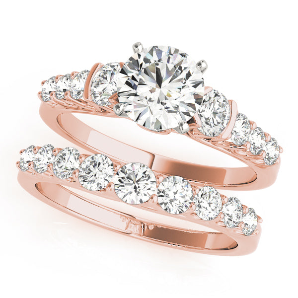 Single Row Prong Set Diamond Engagement Ring · 0.74 ct tw