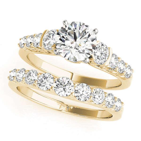 Single Row Prong Set Diamond Engagement Ring · 0.74 ct tw