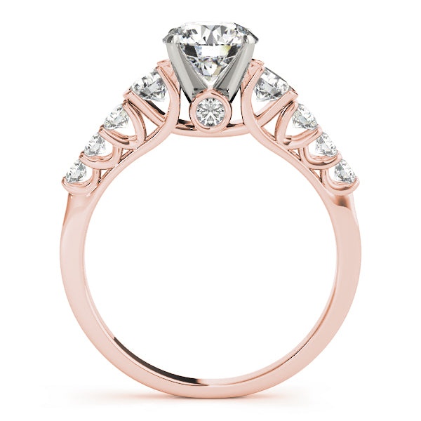 Single Row Prong Set Diamond Engagement Ring · 0.74 ct tw
