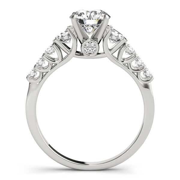 Single Row Prong Set Diamond Engagement Ring · 0.74 ct tw