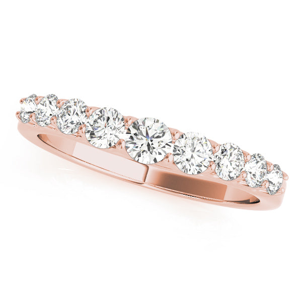 Curved Diamond Wedding Band · 0.61 ct tw