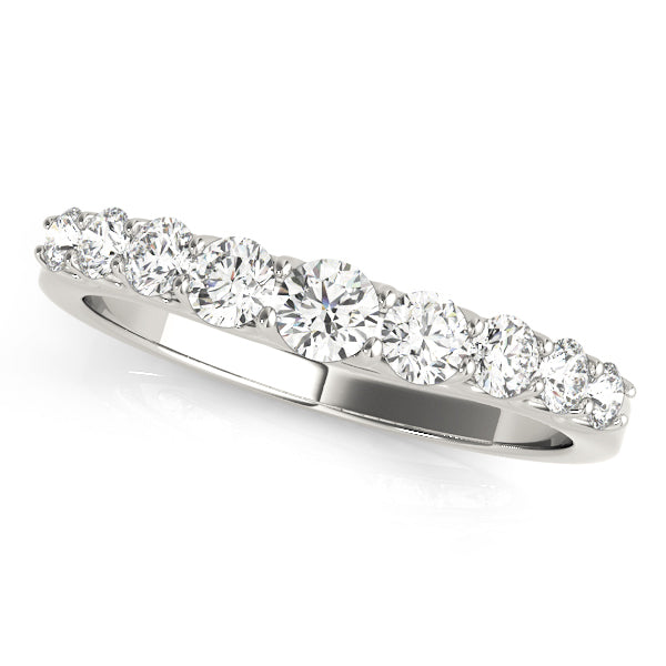 Curved Diamond Wedding Band · 0.61 ct tw