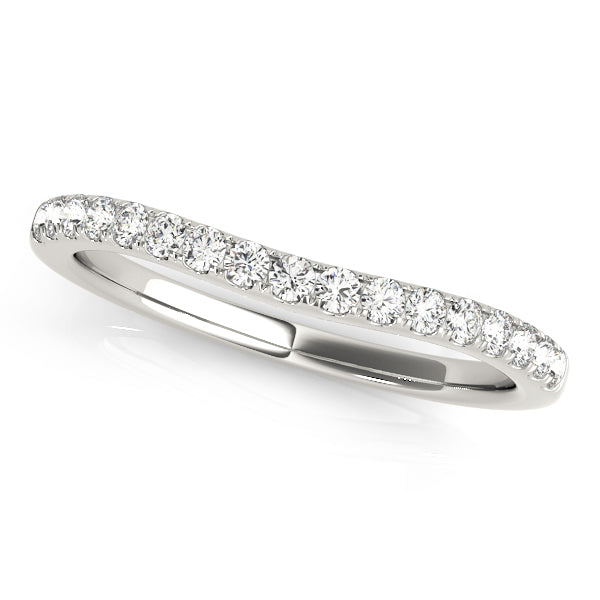Curved Diamond Wedding Band · 0.21 ct tw