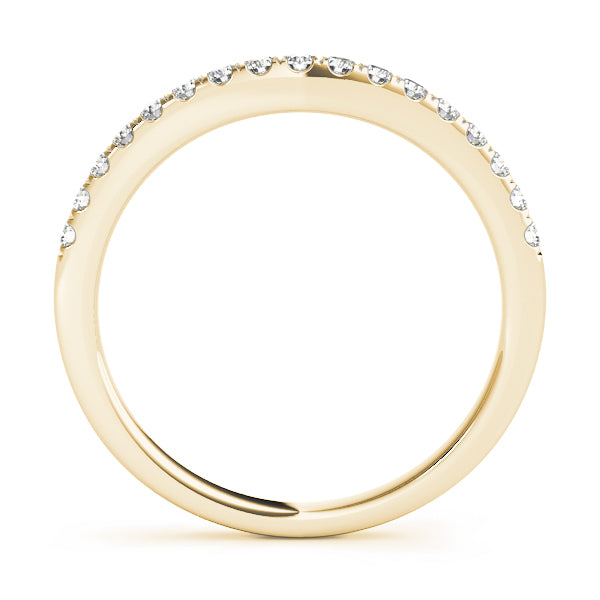 Curved Diamond Wedding Band · 0.21 ct tw