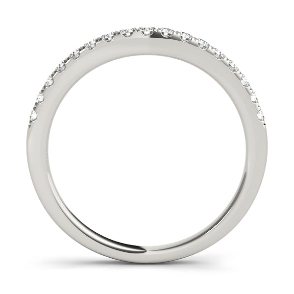 Curved Diamond Wedding Band · 0.21 ct tw