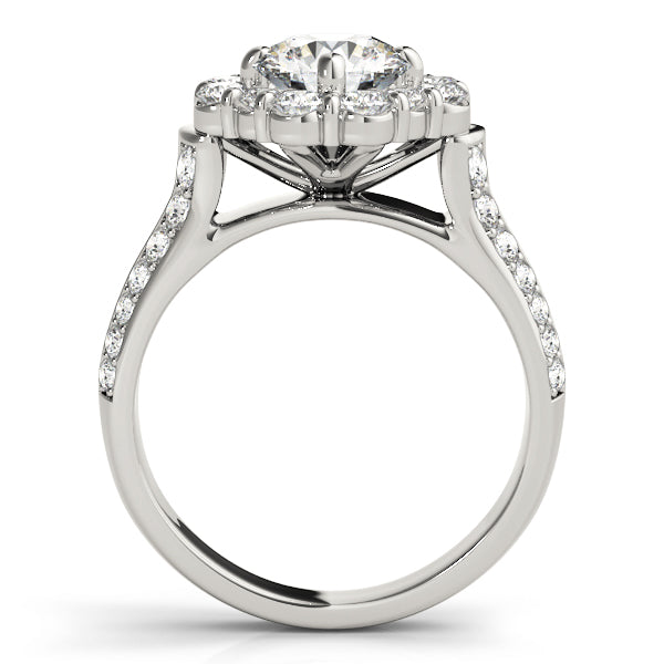 Round Halo Diamond Engagement Ring · 2.64 ct tw
