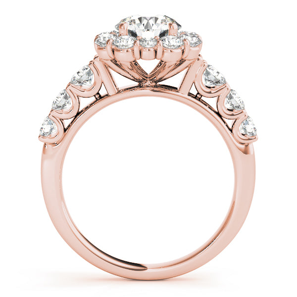 Round Halo Diamond Engagement Ring · 2.64 ct tw