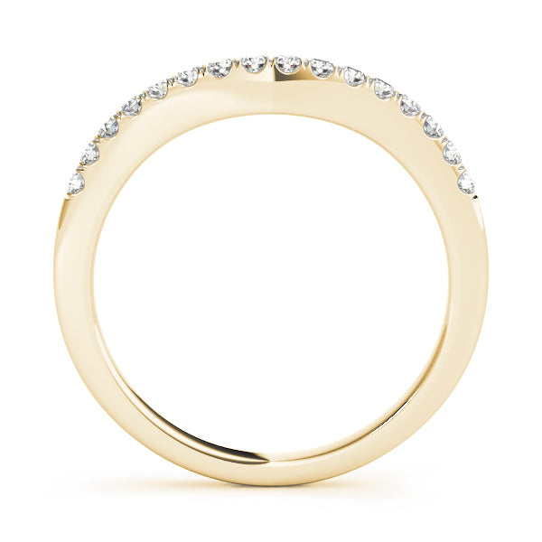 Curved Diamond Wedding Band · 0.20 ct tw