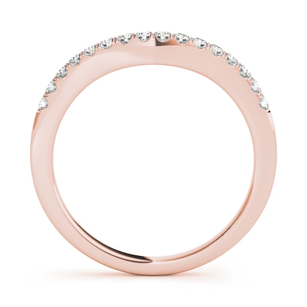 Curved Diamond Wedding Band · 0.20 ct tw