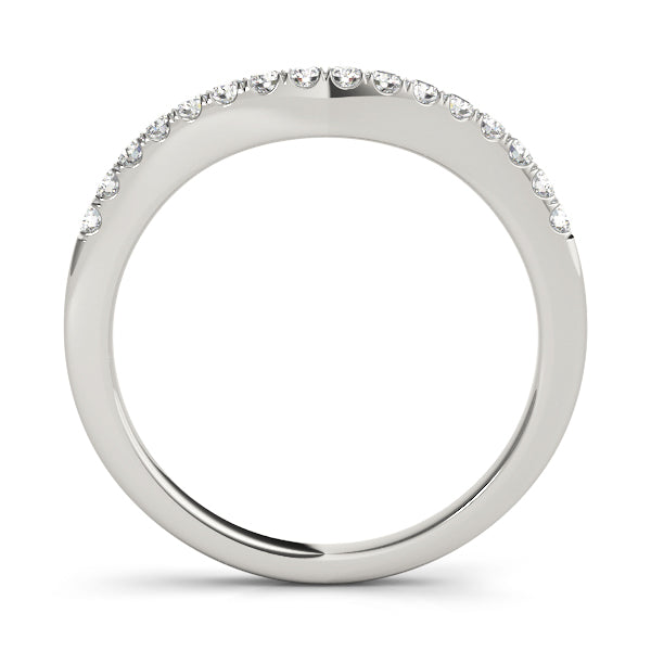 Curved Diamond Wedding Band · 0.20 ct tw