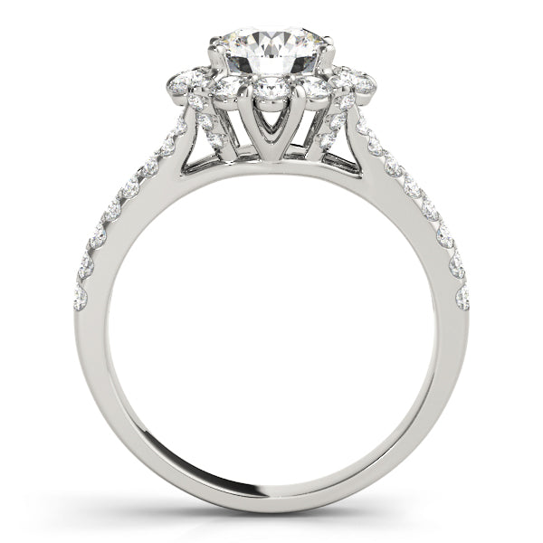 Round Halo Diamond Engagement Ring · 2.37 ct tw